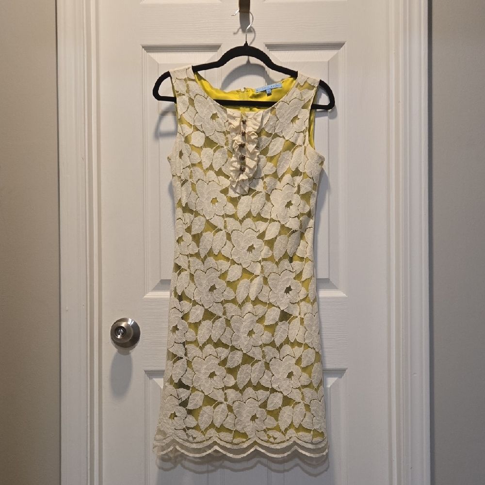 Vintage ANTONIO MELANI Sixe 4 Midi Dress - Picture 1 of 3